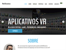 Tablet Screenshot of netdinamica.com.br